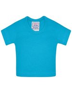 James&Nicholson Mini-T-Shirt aus 100% Baumwolle, Black One Size, JN504 – Turquoise