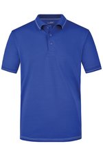 James&Nicholson Men´s Elastic Polo Aqua/White S (JN569), JN569 – Bild 3