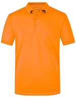 James&Nicholson Men´s Elastic Polo Aqua/White S (JN569), JN569 – Arancione/Bianco