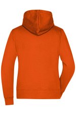 James&Nicholson Kapuzenjacke aus Baumwoll-Polyester für Damen, Black/Carbon S, JN594 – Bild 4