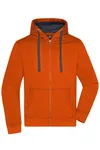 James&Nicholson Kapuzenjacke mit BIONIC®-Finish für Herren, Green/Carbon S, JN595 – Bild 3