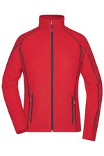 James&Nicholson Fleecejacke mit Struktur und Taschen für Damen, Aqua/Navy S, JN596 – Bild 3