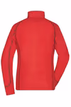 James&Nicholson Fleece Jacket with Structure and Pockets for Women, Aqua/Navy S, JN596 – image 4