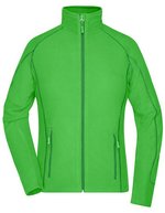James&Nicholson Fleecejacke mit Struktur und Taschen für Damen, Aqua/Navy S, JN596 – Green/Dark Green