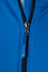 James&Nicholson Strukturierte Fleecejacke mit Reißverschlusstaschen, Aqua/Navy S, JN597 – Bild 7