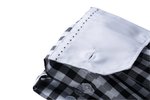 James&Nicholson Karobluse mit tailliertem Schnitt für Damen, Black/White XS, JN616 – Bild 6