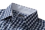 James&Nicholson Karoshirt mit Uni-Einsätzen und Brusttasche, Black/White S, JN617 – Bild 6