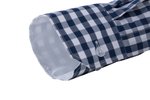 James&Nicholson Karoshirt mit Uni-Einsätzen und Brusttasche, Black/White S, JN617 – Bild 7
