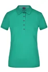 James&Nicholson Pima Polo mit tailliertem Schnitt für Damen, Irish Green M, JN707 – Bild 3