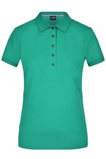 James&Nicholson Pima Polo mit tailliertem Schnitt für Damen, Black S, JN707 – Bild 3