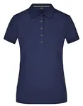 James&Nicholson Pima Polo mit tailliertem Schnitt für Damen, Irish Green M, JN707 – Navy