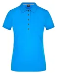 James&Nicholson Pima Polo mit tailliertem Schnitt für Damen, Irish Green M, JN707 – Regatta Blue