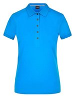 James&Nicholson Pima Polo mit tailliertem Schnitt für Damen, Black S, JN707 – Regatta Bleu