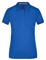 James&Nicholson Pima Polo mit tailliertem Schnitt für Damen, Black S, JN707 – Royal