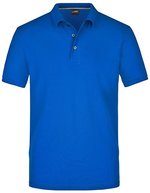 James&Nicholson Pima Polo mit gestricktem Kragen für Herren, Black S, JN708 – Reale