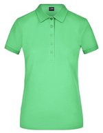 James&Nicholson Polo Piqué mit Elasthan-Schnitt für Damen, Black S, JN709 – Lime Green