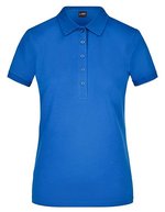 James&Nicholson Polo Piqué mit Elasthan-Schnitt für Damen, Black S, JN709 – Royal