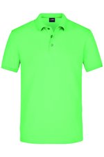 James&Nicholson Elastisches Piqué Herren Polo mit Knöpfen, Black S, JN710 – Bild 1
