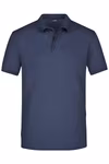James&Nicholson Elastic Piqué Men's Polo with Buttons, Black S, JN710 – image 3