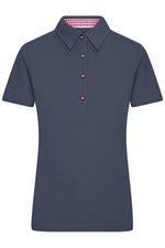 James&Nicholson Traditional Polo mit Trachtenknöpfen für Damen, Lime Green/Lime Green S, JN715 – Bild 3