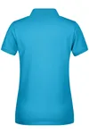 James&Nicholson Polo mit Kontraststreifen für Damen, Red/Navy S, JN725 – Bild 4