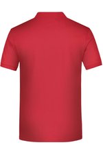 James&Nicholson Polo mit Kontraststreifen für Herren, Black/Red S, JN726 – Bild 4