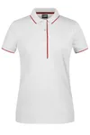James&Nicholson Ladies´ Polo Stripe Black/Silver (Solid) M (JN727), JN727 – Bild 3