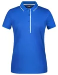 James&Nicholson Ladies´ Polo Stripe Black/Silver (Solid) M (JN727), JN727 – Royal/White