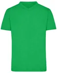 James&Nicholson Slub T-Shirt mit V-Ausschnitt für Herren, Fern Green L, JN750 – Bild 2