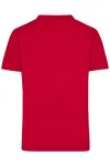 James&Nicholson Slub T-Shirt mit V-Ausschnitt für Herren, Red L, JN750 – Bild 4