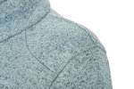 James&Nicholson Strickfleece-Jacke mit Stehkragen für Damen, Dark Grey Melange/Silver (Solid) S, JN761 – Bild 8