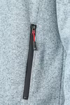 James&Nicholson Knit Fleece Jacket with Stand-Up Collar and Pockets, Dark Grey Melange/Silver (Solid) S, JN762 – image 7