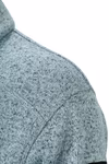 James&Nicholson Knit Fleece Jacket with Stand-Up Collar and Pockets, Dark Grey Melange/Silver (Solid) S, JN762 – image 8
