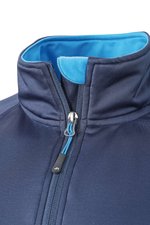 James&Nicholson Stretchfleece Jacke mit Reißverschluss für Damen, Black/Silver (Solid) S, JN763 – Bild 7