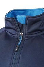 James&Nicholson Stretchfleece Jacke mit Daumenschlaufen für Herren, Black/Silver (Solid) S, JN764 – Bild 7