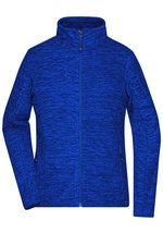 James&Nicholson Fleecejacke mit Stehkragen für Damen, Berry Melange/Silver (Solid) S, JN769 – Bild 3
