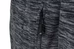 James&Nicholson Fleecejacke Slim-Fit Melangeoptik für Herren, Blue Melange/Navy S, JN770 – Bild 7