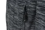 James&Nicholson Fleecejacke Slim-Fit Melangeoptik für Herren, Grey Melange/Anthracite 3XL, JN770 – Bild 7