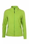 James&Nicholson Fleecejacke mit Stehkragen für Damen, Black L, JN781 – Bild 2