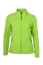 James&Nicholson Fleecejacke mit Stehkragen für Damen, Black XS, JN781 – Bild 1