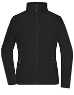 James&Nicholson Fleecejacke mit Stehkragen für Damen, Black XS, JN781 – Bild 2