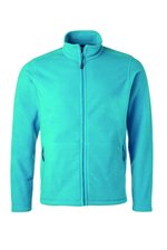James&Nicholson Fleecejacke mit Stehkragen für Herren, Black S, JN782 – Bild 1