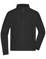 James&Nicholson Fleecejacke mit Stehkragen für Herren, Black S, JN782 – Bild 2