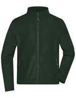 James&Nicholson Fleecejacke mit Stehkragen für Herren, Black S, JN782 – Verde scuro