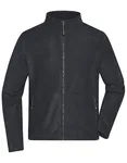 James&Nicholson Fleecejacke mit Stehkragen für Herren, Dark Grey (Solid) 3XL, JN782 – Navy