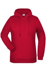 James&Nicholson Doppellagiger Kapuzen-Hoodie mit Kängurutasche, Black XS, JN795 – Bild 1
