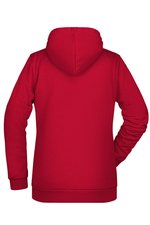 James&Nicholson Doppellagiger Kapuzen-Hoodie mit Kängurutasche, Black XS, JN795 – Bild 3