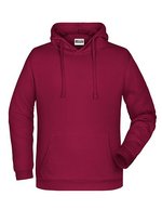 James&Nicholson Promo Hoodie mit Kängurutasche und Kapuze, Black S, JN796 – Vino