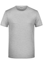 James&Nicholson T-Shirt aus Bio-Baumwolle für Herren, Black S, JN8002 – Bild 3