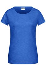 James&Nicholson Basic-T-Shirt aus Bio-Baumwolle für Damen, Acid Yellow XS, JN8007 – Bild 1